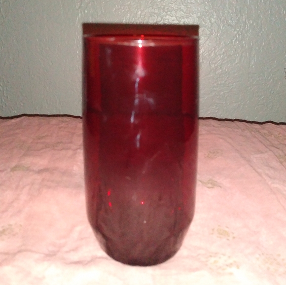 🪷SALE Vintage Royal Ruby Red Ice Tea Glass Anchor Hocking Drink Glasses Barware - Picture 9 of 12
